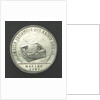 Counter commemorating Admiral Duc d'Anville wrecked off the Azores; reverse by J.C. Roettier