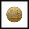 Counter commemorating the embarkation of Scipio for Africa, BC149, and his meeting with Hannibal; reverse by Jac Dassier