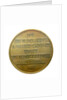 Medal commemorating Admiral de Suffren (1726-1788); reverse by J.J. Barre