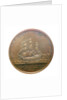 Medal commemorating the translation of the body of Napoleon from St Helena to Les Invalides, 1840; reverse by Emile Rogat