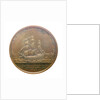 Medal commemorating the translation of the body of Napoleon from St Helena to Les Invalides, 1840; reverse by Emile Rogat