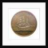 Medal commemorating the translation of the body of Napoleon from St Helena to Les Invalides, 1840; reverse by Emile Rogat