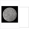 Medal die commemorating the siege of Paris, 1870-1871 and Citizen Latappy; obverse by unknown