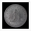 Medal commemorating the siege of Paris, 1870-1871 and death of Lieutenant Edgard Saisset; obverse by unknown
