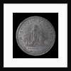 Medal commemorating the siege of Paris, 1870-1871 and death of Lieutenant Edgard Saisset; obverse by unknown