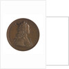 Medal commemorating the defence of Guadeloupe, 1721; obverse by J. Duvivier