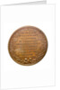 Medal commemorating the expedition of 'Boussole' and 'Astrolabe', frigates; reverse by B. Duvivier