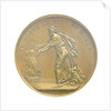 Medal commemorating Louis XVIII landing at Calais, 1814; reverse by B. Andrieu; N.G. Brenet