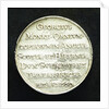 Medal commemorating Admiral General George Monk (1608-70): 1st Duke of Albemarle; reverse by T. Simon