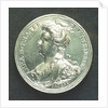 Medal commemorating Barcelona relieved, 1706; obverse by J. Croker