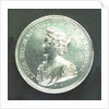 Medal commemorating the attempted invasion of Scotland, 1708; obverse by J. Croker