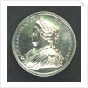 Medal commemorating the Peace of Utrecht, 1713; obverse by J. Croker