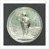 Medal commemorating the Peace of Utrecht, 1713; reverse by J. Croker