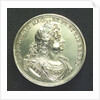Medal commemorating the action off Cape Passaro, 1718; obverse by J. Croker