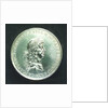 Naval reward medal commemorating the Battle of Lowestoft, 1665; obverse by J. Roettier