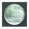 Medal commemorating the Battle of Lowestoft, 1665; reverse by J. Roettier