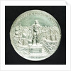 Medal commemorating the proposed commercial treaty with Spain; reverse by J. Roettier