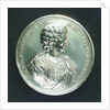 Medal commemorating Christ's Hospital; obverse by J. Roettier