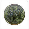 Medal commemorating Admiral Edward Vernon (1684-1757), Admiral Sir Chaloner Ogle (1681?-1750) and General Thomas Wentworth, the attack on Cartagena, 1741; obverse by I. Giles