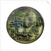 Medal commemorating Admiral Edward Vernon (1684-1757), Admiral Sir Chaloner Ogle (1681?-1750) and General Thomas Wentworth, the attack on Cartagena, 1741; reverse by I. Giles