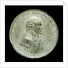 Badge commemorating the Battle of Camperdown, 1797 and Admiral of the Fleet, Adam Duncan (1731-1804); obverse by J.G. Hancock