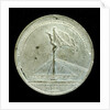 Badge commemorating the Battle of Camperdown, 1797 and Admiral of the Fleet, Adam Duncan (1731-1804); reverse by J.G. Hancock