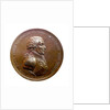 Badge commemorating the Battle of Camperdown, 1797 and Admiral of the Fleet, Adam Duncan (1731-1804); obverse by J.G. Hancock