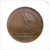 Badge commemorating the Battle of Camperdown, 1797 and Admiral of the Fleet, Adam Duncan (1731-1804); reverse by J.G. Hancock