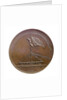 Badge commemorating the Battle of Camperdown, 1797 and Admiral of the Fleet, Adam Duncan (1731-1804); reverse by J.G. Hancock