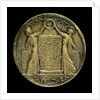 Medal commemorating the 350th anniversary of the sailing of the 'Mayflower', 1620-1970; reverse by Paul Vincze