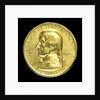 Medal commemorating the 150th anniversary of the Battle of Trafalgar; obverse by Paul Vincze