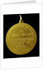 Medal, Barnburgh's Memento; reverse by unknown