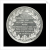 Medal commemorating the 'Mediator' Frigate and Captain J. Wooldridge, 1809; reverse by unknown