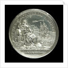 Medal commemorating the Peace of Aix-la Chapelle proclaimed, 1748; reverse by J. Kirk