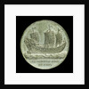 Medal commemorating the Chinese junk 'Keying'; obverse by T. Halliday
