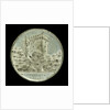 Medal commemorating the visit of the Atlantic fleet to Queenstown, 1910; obverse by J.F. O'Crowley