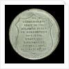 Medal commemorating the visit of the Atlantic fleet to Queenstown, 1910; reverse by J.F. O'Crowley