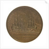 Medal commemorating the 2nd voyage of Captain James Cook, 1772; reverse by W. Barnett