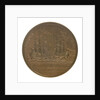 Medal commemorating the 2nd voyage of Captain James Cook, 1772; reverse by W. Barnett