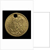 A touch piece; obverse by unknown