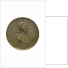 Counter commemorating Admiral Edward Boscawen (1711-1761) and the capture of Louisbourg, 1758; obverse by unknown