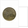 Counter commemorating Admiral Edward Boscawen (1711-1761) and the capture of Louisbourg, 1758; reverse by unknown