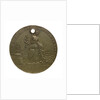 Counter commemorating the Congress of Vienna, 1814; obverse by Kettle