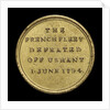Counter commemorating Admiral of the Fleet Richard Howe (1726-1799) and the Glorious 1st of June, 1794; reverse by unknown