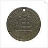 Medal commemorating Vice-Admiral Horatio Nelson (1758-1805); reverse by unknown