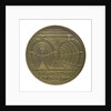 Counter commemorating the Thames tunnel and Trafalgar Square Memorial; obverse by unknown