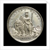 Counter commemorating Queen Victoria; reverse by Allen & Moore