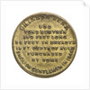 Counter commemorating the Chinese junk 'Keying'; reverse by unknown