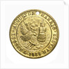 Theatre pass commemorating the tercentenary of the Spanish Armada, 1888; obverse by unknown