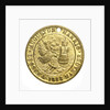 Theatre pass commemorating the tercentenary of the Spanish Armada, 1888; obverse by unknown